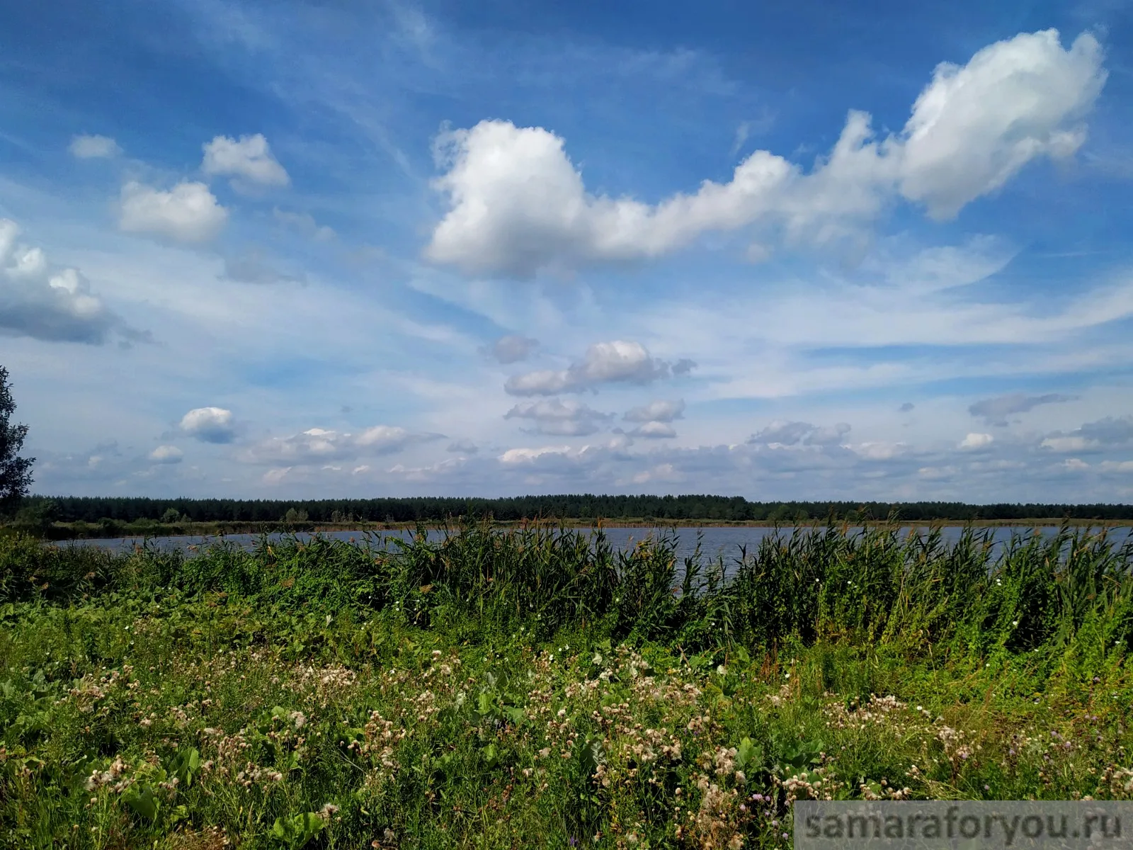 Озеро Белое в Красноярском районе Самарской области